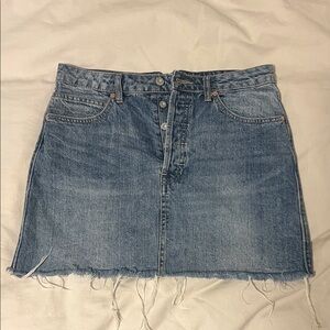 We The Free Denim Mini Skirt